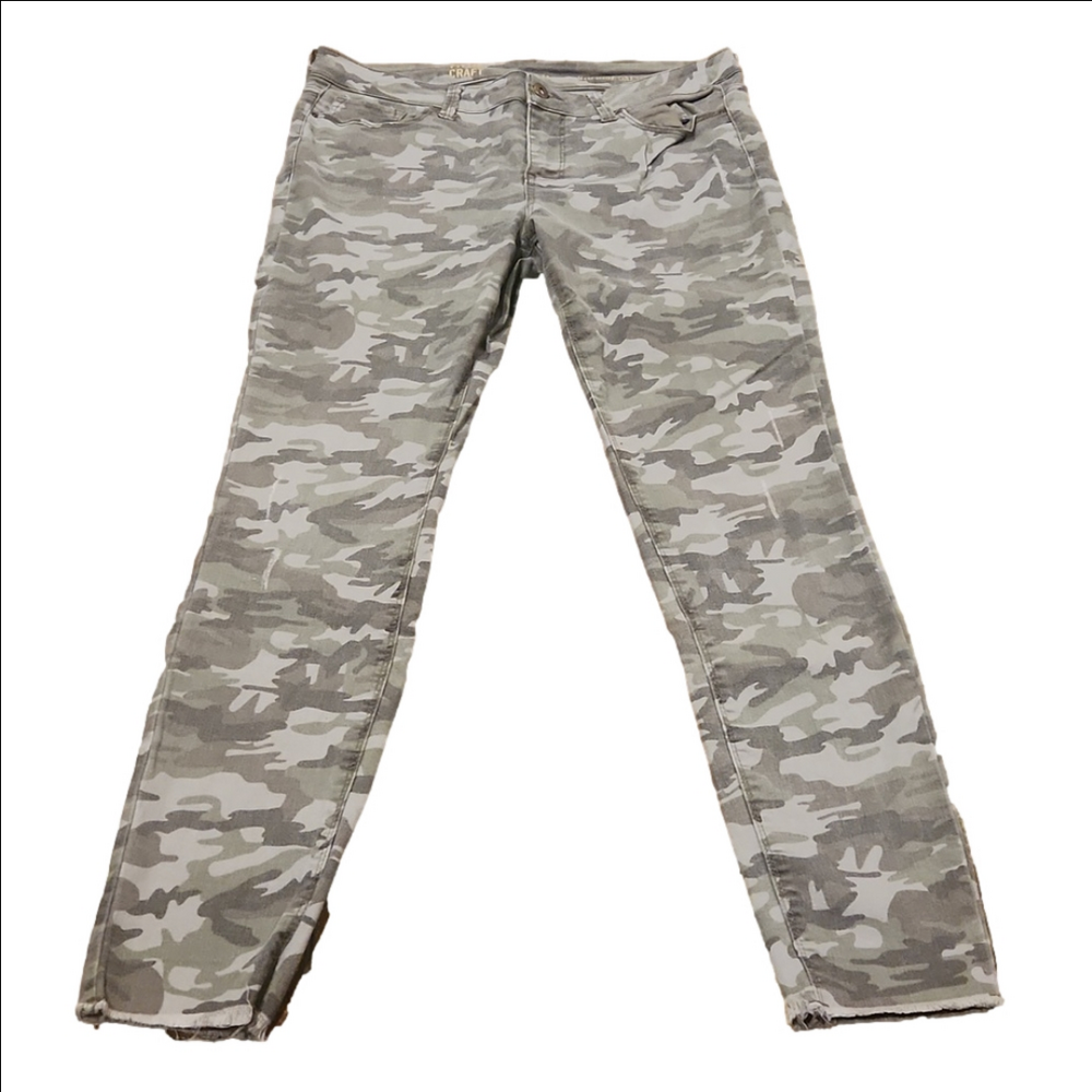 True craft Camouflage jeans stretch (code-B011)